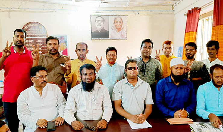 বাগমারা প্রেসক্লাবের সভাপতি আফাজ্জল, সহ-সভাপতি ও সম্পাদক পদে ড্র