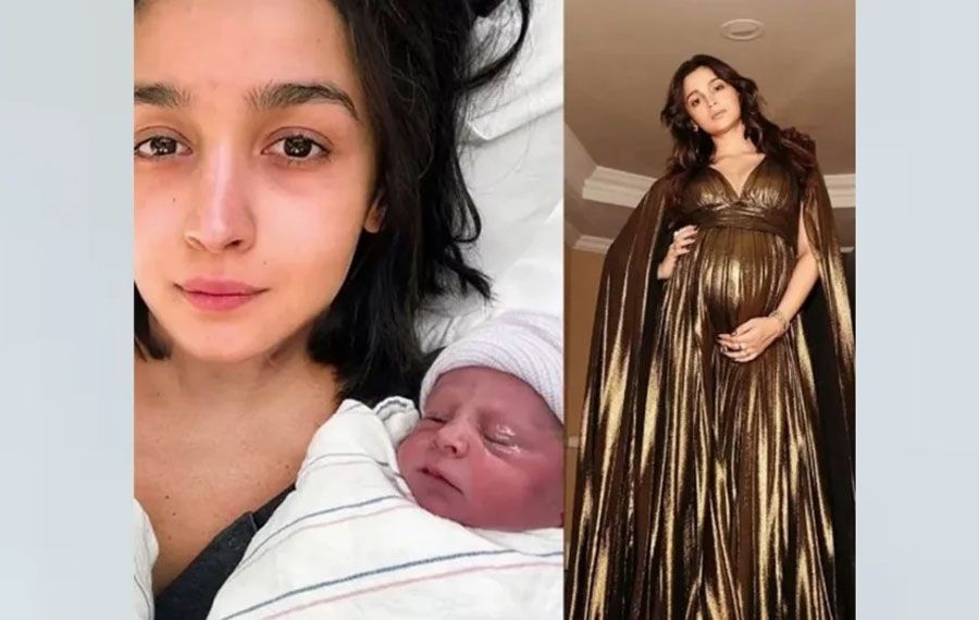 আলিয়ার কোলে ভাইরাল মেয়েটি