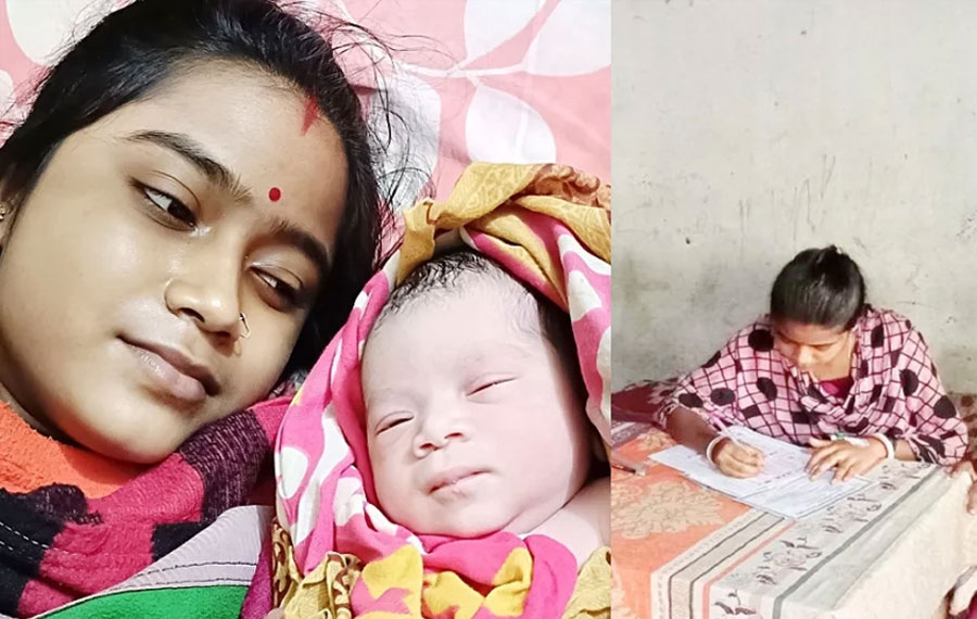 ভোরে সন্তান জন্ম, সকালে এইচএসসি পরীক্ষাকেন্দ্রে ঝুমুর