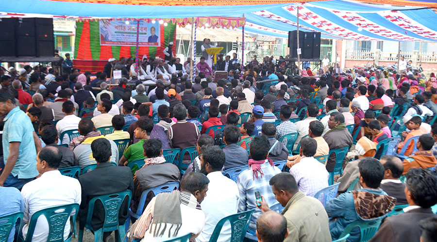 আওয়ামী লীগ সরকার দেশে উন্নয়ন ও শান্তি স্থাপন করেছে: এমপি এনামুল হক