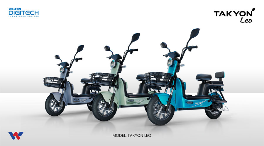 ওয়ালটনের নতুন ইলেকট্রিক বাইক তাকিওন লিও এর তিনটি ভার্সন।