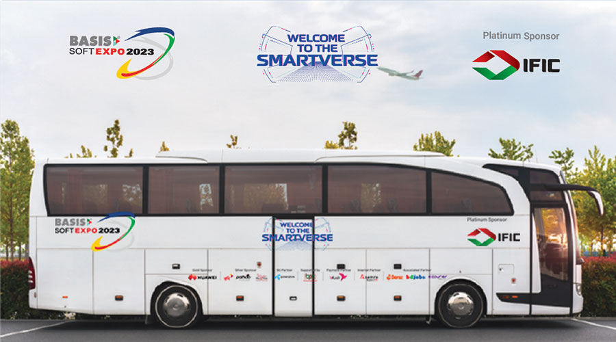 বেসিস সফটএক্সপোর দর্শনার্থীদের জন্য বিনামূল্যে শাটল বাস সার্ভিস