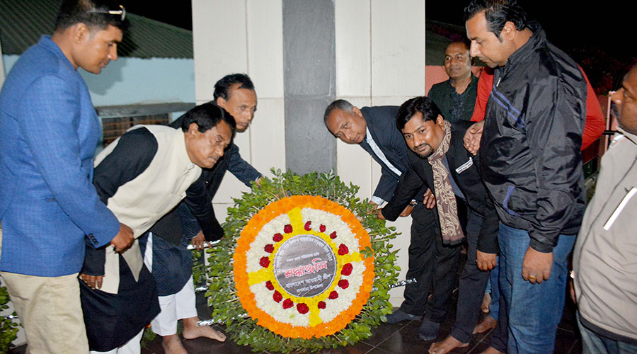 রক্তের বিনিময়ে মাতৃভাষা অর্জণ পৃথিবীর ইতিহাসে বিরল: এমপি এনামুল হক 