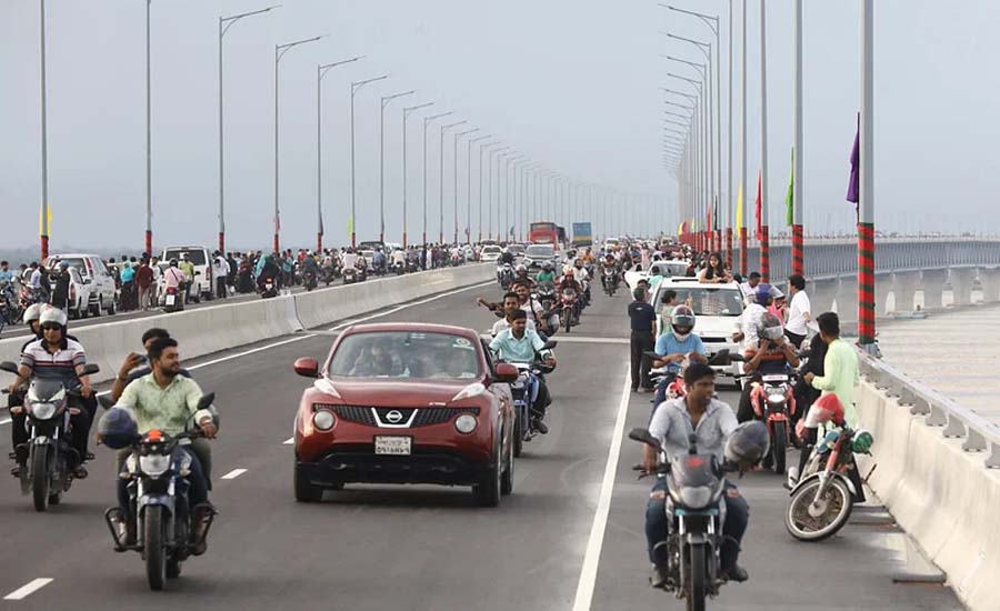 পরশু থেকে পদ্মা সেতুতে চলবে মোটরসাইকেল