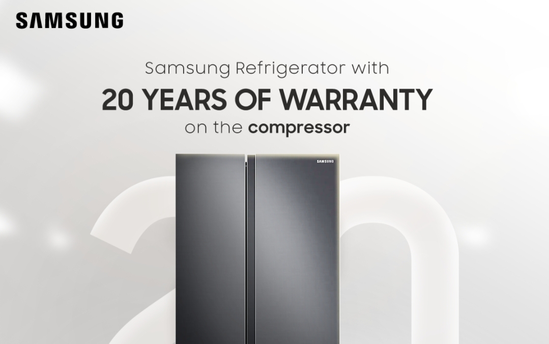 স্যামসাং রেফ্রিজারেটর ২০ বছরের ওয়ারেন্টি!