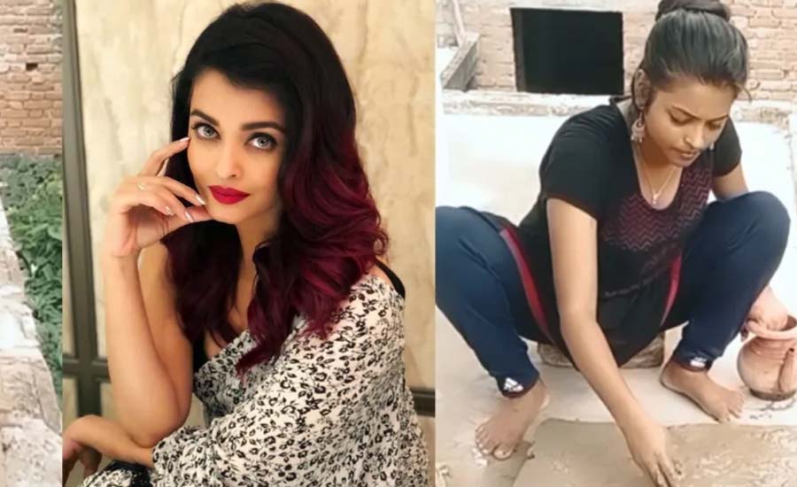 অভিনয় ছেড়ে রাজমিস্ত্রির কাজ করছেন ঐশ্বরিয়া, ভাইরাল ভিডিও