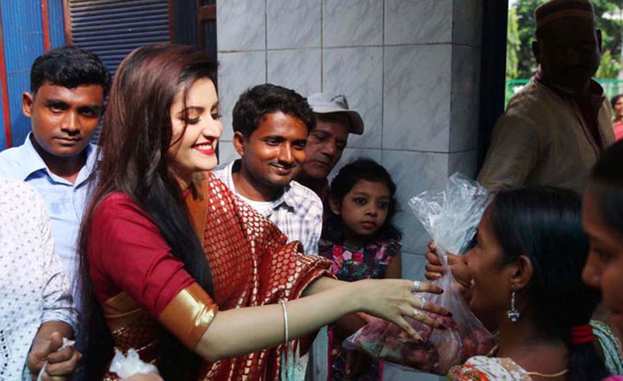 আর এফডিসির জন্য নয়, শুধু নিজের পরিবারের জন্য কোরবানি দেবেন পরীমণি