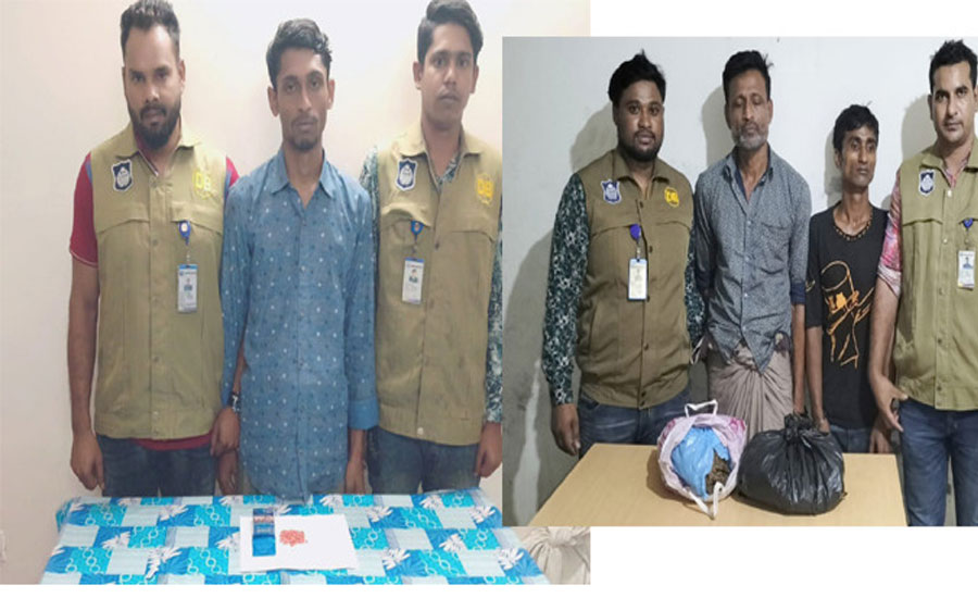 কিশোরগঞ্জে ইয়াবা ও গাঁজাসহ  গ্রেফতার-৩ 