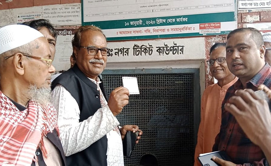 বহুল প্রতীক্ষিত জামতৈল রেলস্টেশনের টিকিট এখন অনলাইনে 