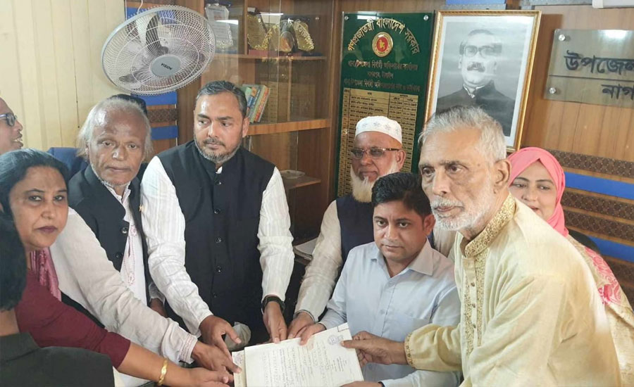 নাগরপুরে বিশাল জন সমর্থনে মনোনয়ন পত্র জমা দিলেন আহসানুল ইসলাম টিটু এমপি