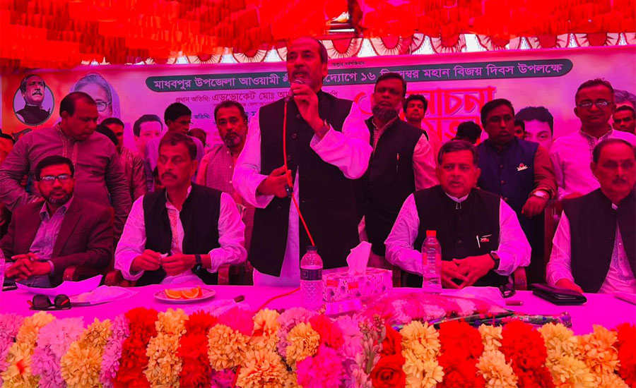 মাধবপুরে বিজয় দিবসের আলোচনা সভায় ক্ষমা চাইলেন এডভোকেট মাহবুব আলী 