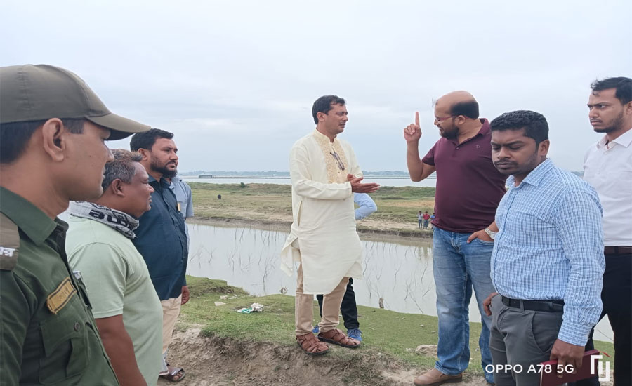 বেজার ভূমি উদ্ধারে ভ্রাম্যমাণ আদালতের অভিযান; ইউপি সদস্যের ৫ দিনের কারাদণ্ড
