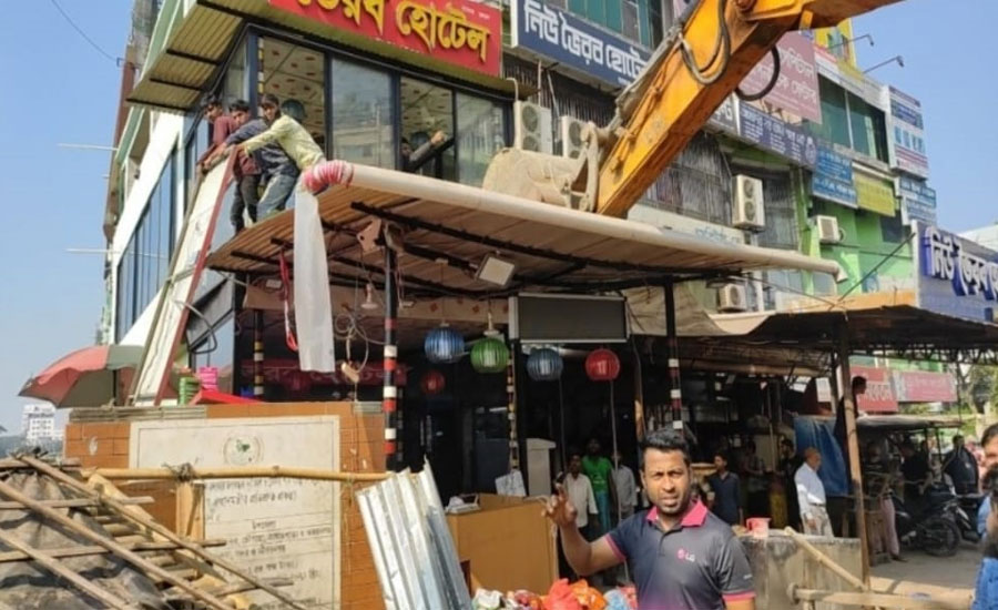 য‌শো‌রের দড়াটানায় উ‌চ্ছেদ অ‌ভিযান
