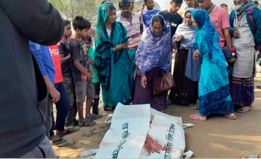 গাংনীতে বাসের ধাক্কায় এক মোটর সাইকেল আরোহী নিহত 