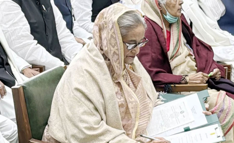 টানা চতুর্থবার সংসদ নেতা হলেন শেখ হাসিনা