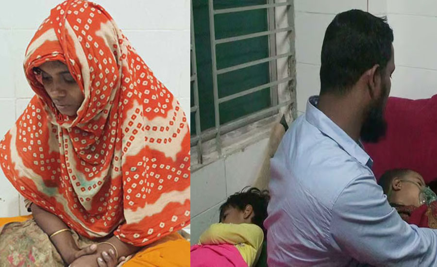 হাসপাতাল থেকে পালিয়েছেন সেই মা, দুই মেয়েকে নিয়ে বাবা ঢাকায়