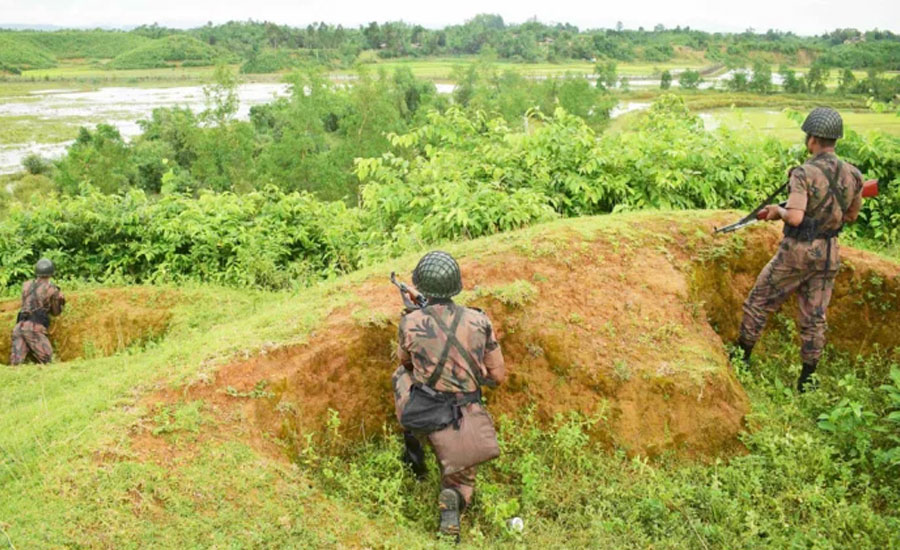 মিয়ানমারের সংঘাত ছড়িয়েছে টেকনাফ সীমান্তে 