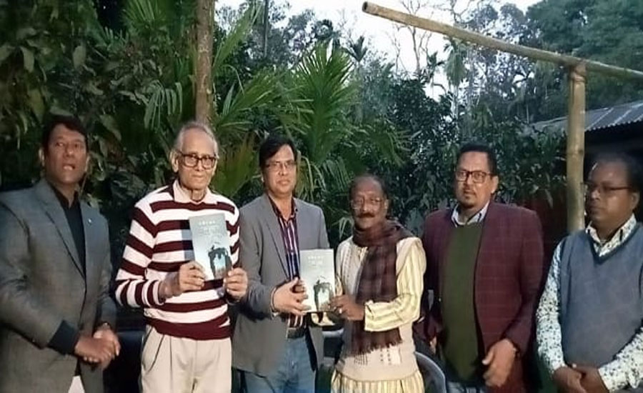 কুড়িগ্রাম সাংবাদিক ও কবি অনিল সেনের প্রথম কাব্যগন্থ ‘অন্তরের গহীন’র মোড়ক উন্মোচন