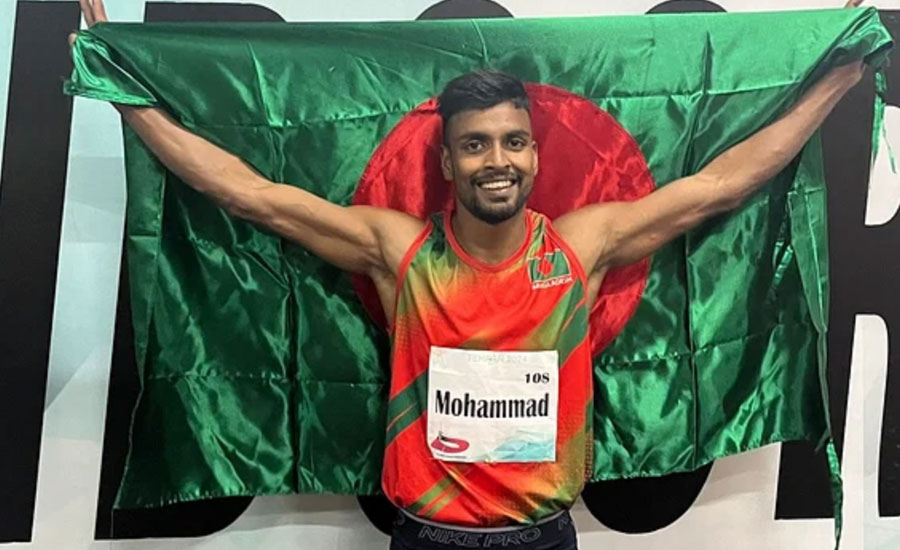 এশিয়ান ইনডোর অ্যাথলেটিকসে রূপা জিতলেন বাংলাদেশের জহির