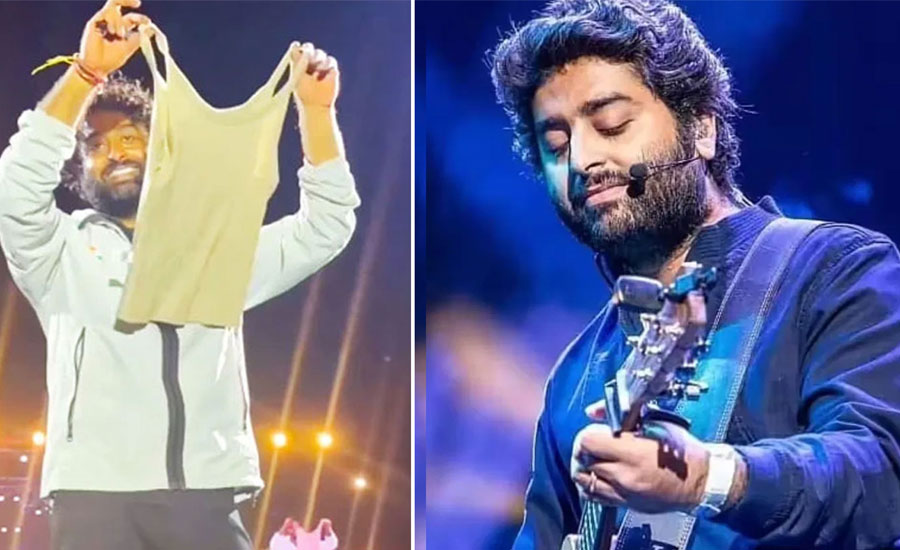 কনসার্টে অরিজিতের দিকে পোশাক খুলে ছুড়লেন নারী, ভিডিও ভাইরাল