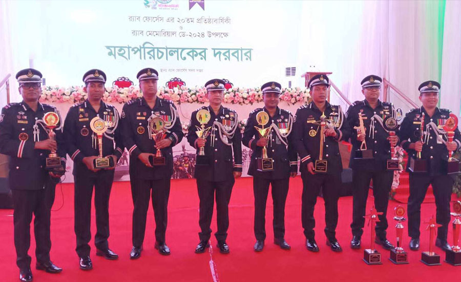র‍্যাব ডিজি পদক পেলেন ১২০ সদস্য