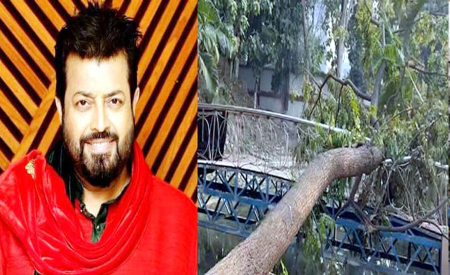 রাতের ঝড়ে ব্যাপক ক্ষতি ওমর সানীর রেস্তোরাঁর