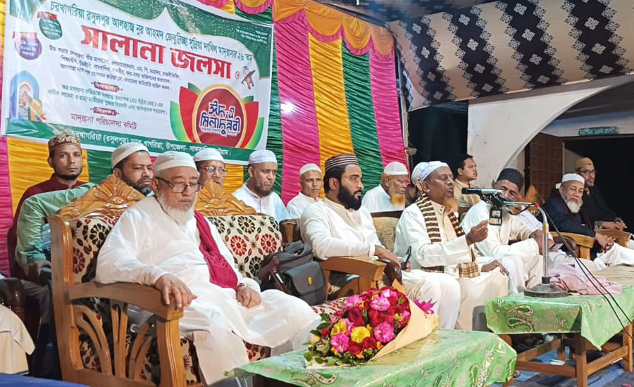 আলহাজ্ব নুর আহমদ জেবুন্নেছা সুন্নিয়া দাখিল মাদ্রাসার ২৬ তম বার্ষিক সভা অনুষ্ঠিত 