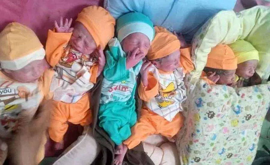 একসঙ্গে ৬ সন্তানের জন্ম, আনন্দে আত্মহারা মা-বাবা