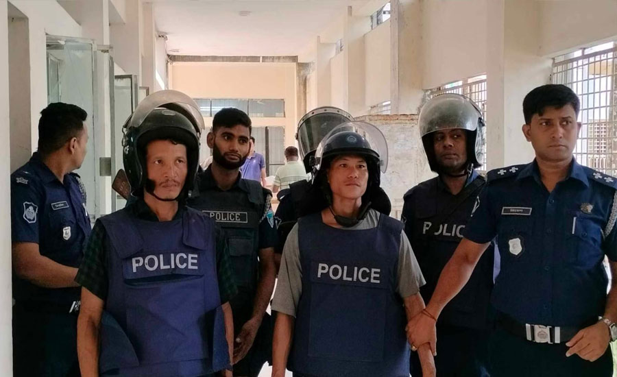 ব্যাংক ডাকাতি মামলায় ২ আসামীর ২ দিনের রিমান্ড মন্জুর