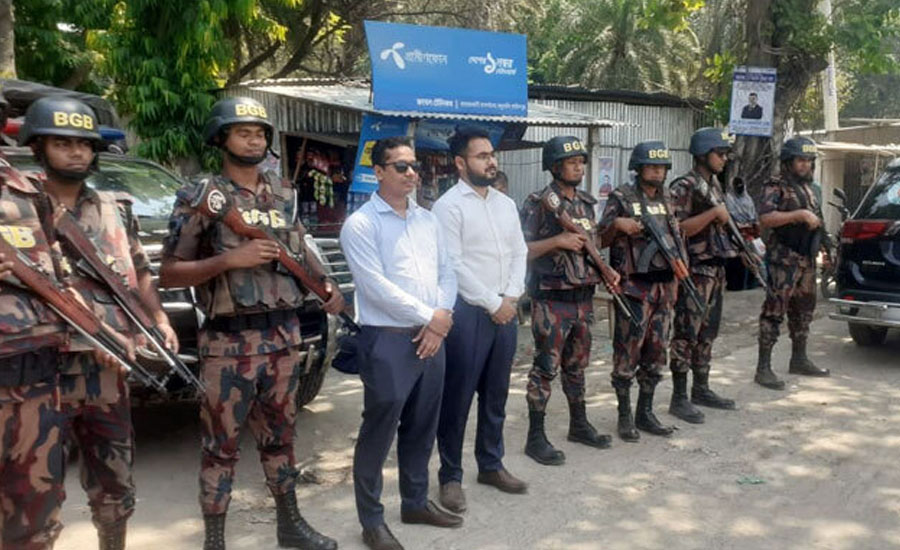 ফরিদপুরের মধুখালীতে ৪ প্লাটুন বিজিবি মোতায়েন