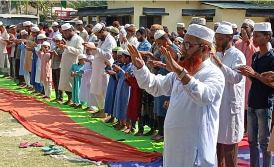 কুড়িগ্রামে বৃষ্টির জন্য ইস্তিসকার বিশেষ নামাজ আদায়