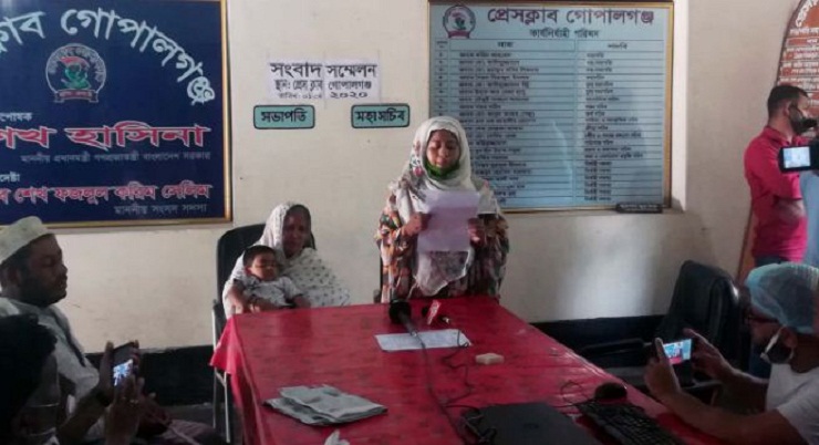 মেয়ের মৃত্যু নিয়ে মায়ের সংবাদ সম্মেলন
