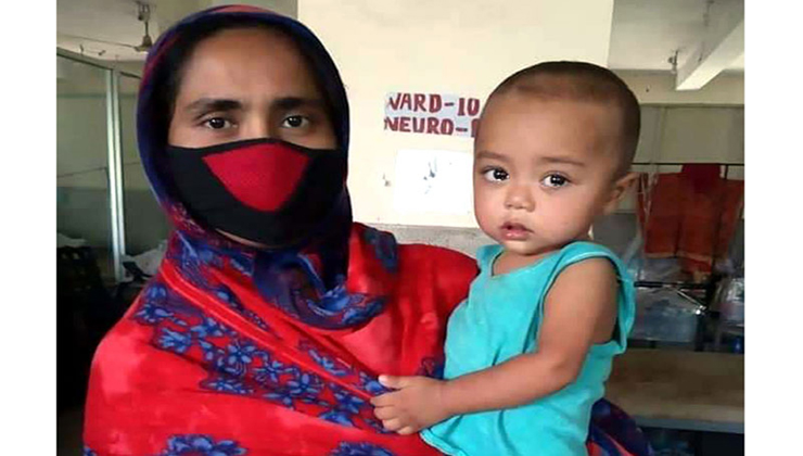 করোনা জয় করলো ১০ মাসের শিশু আবির
