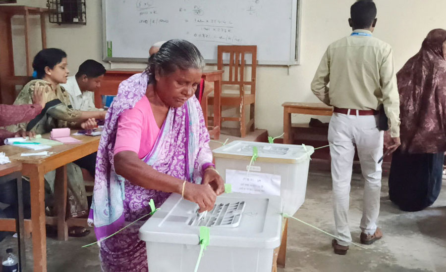 দুই ঘণ্টায় কত শতাংশ ভোট পড়ল?