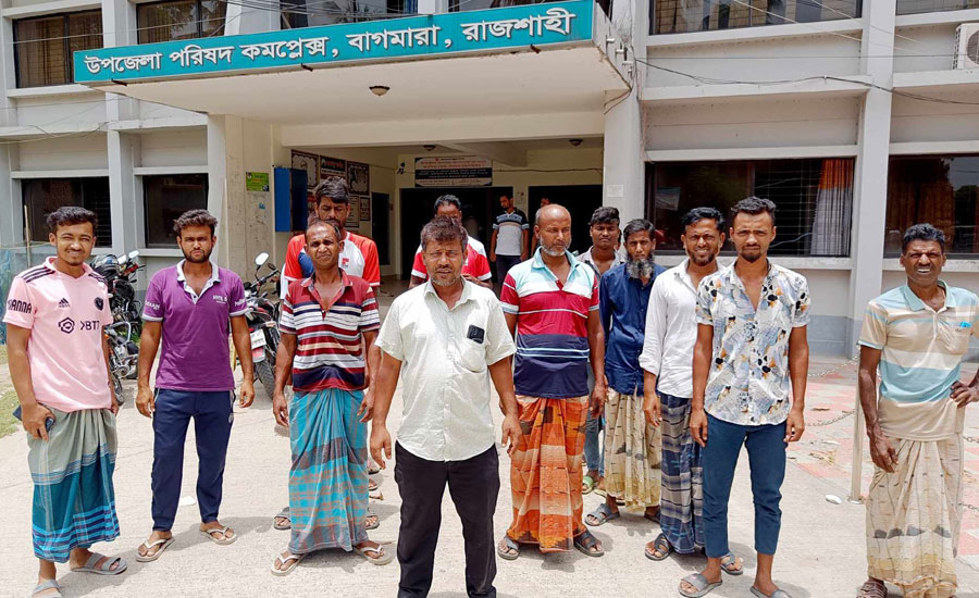 ঠিকাদারদের উপর কিশোর গ্যাং হামলা, বাগমারায় কাজ বন্ধের ডাক শ্রমিক ইউনিয়নের 
