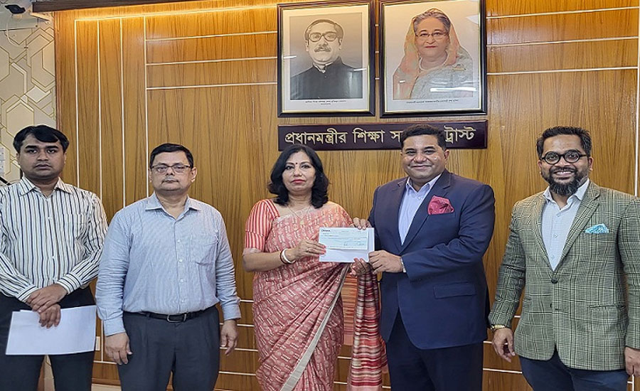 প্রধানমন্ত্রীর শিক্ষা সহায়তা ট্রাস্টে অনুদান দিলো আইপিডিসি