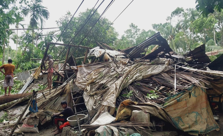 ভান্ডারিয়া ঘূর্ণিঝড় রেমালের তান্ডবে নিহত-৩