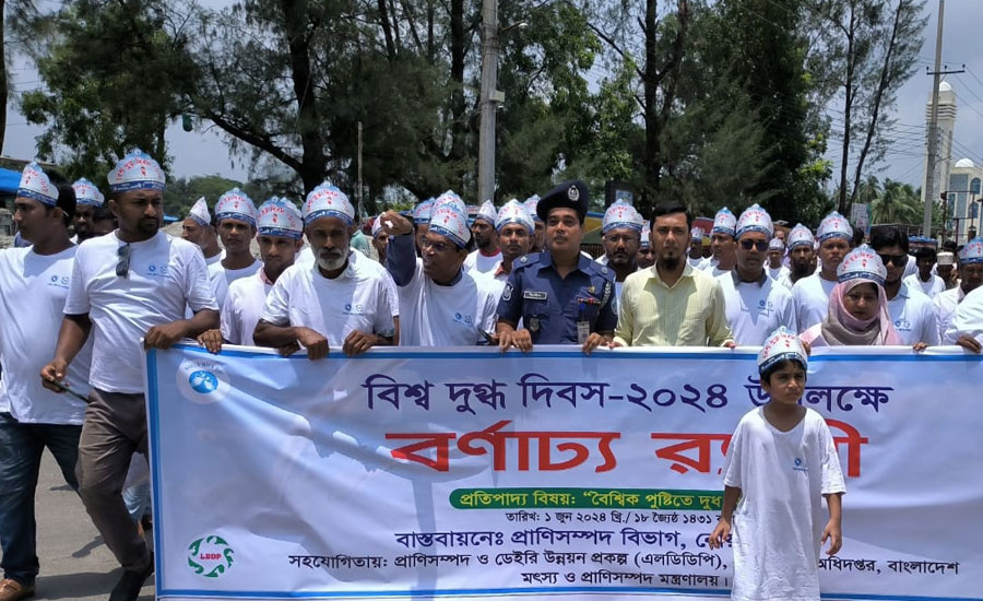 নোয়াখালীতে বিশ্ব দুগ্ধ দিবস র‍্যালী ও আলোচনা সভা