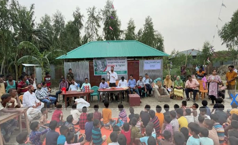 কুড়িগ্রামের চরের শিশুদের শিক্ষার আলোয় আলোকিত করতে স্কুল উদ্বোধন 