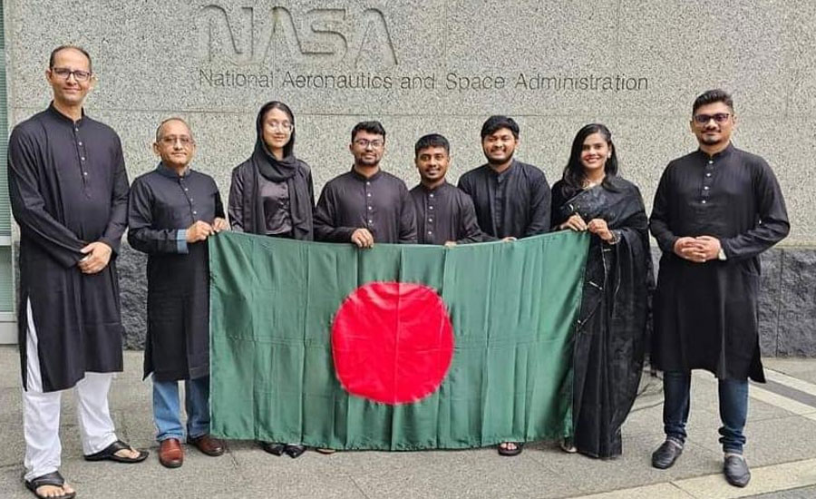 বিশ্বজয়ী বাংলাদেশী দলের নাসার প্রোগ্রামে অংশগ্রহণ 
