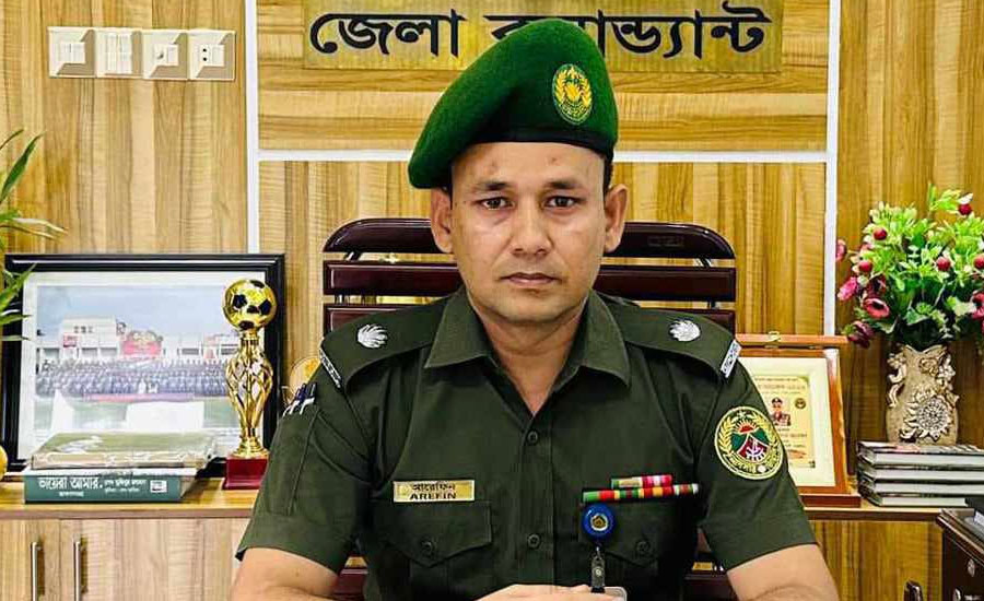জাতীয় শুদ্ধাচার পুরস্কার প্রাপ্ত হয়েছেন ঠাকুরগাঁও জেলা কমান্ড্যান্ট মিনহাজ আরেফিন