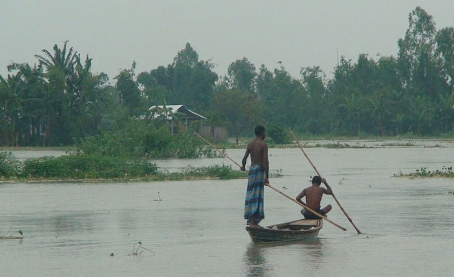 ভুরুঙ্গামারীতে দুধকুমর নদের পানি বিপদ সীমার ২৯ সে.মি. ওপর দিয়ে প্রবাহিত