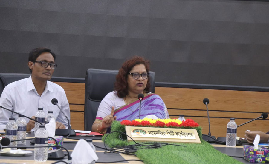 ময়মনসিংহ সিটি কর্পোরেশনে নব-নিযুক্ত প্রশাসকের মতবিনিময়