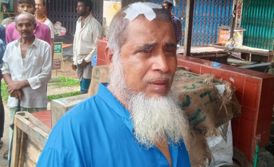 রাঙ্গামাটির বাঙ্গালহালিয়া বাজারে উত্তেজনা, এমএনপির ক্যাম্পে আগুন