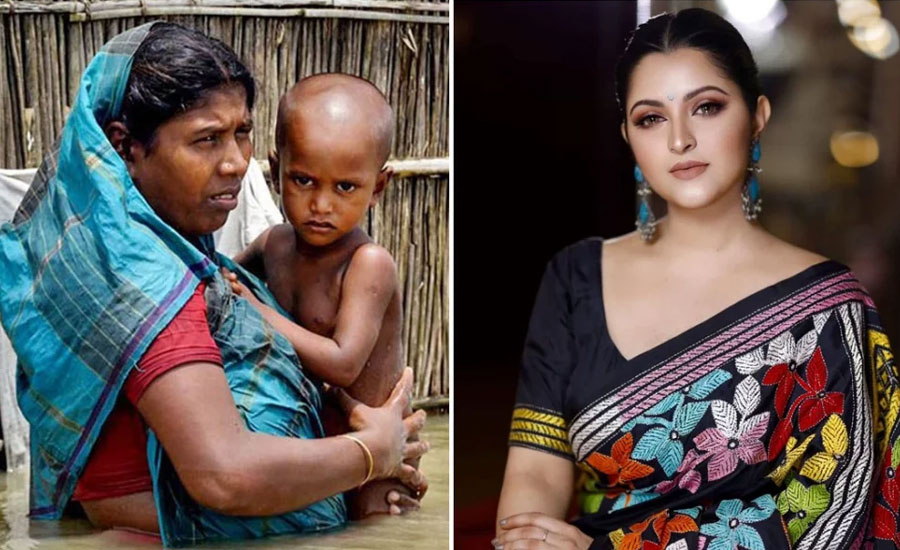 বন্যার্তদের জন্য সর্বোচ্চ দিয়ে করবেন পরীমণি