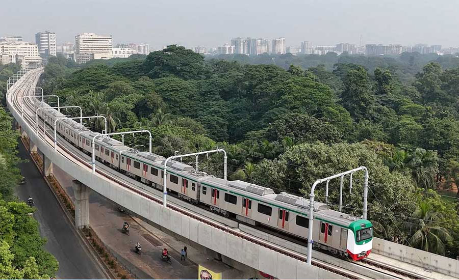 রোববার থেকে চলবে মেট্রোরেল