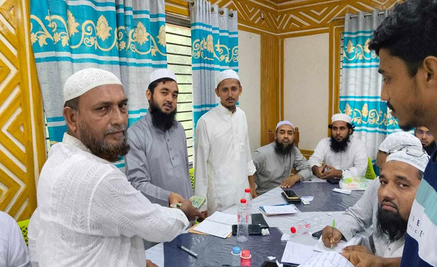 বন্যাদুর্গতদের পাশে দাড়াতে গজারিয়ায় আলেম ওলামা ও শিক্ষার্থীদের ত্রাণ তহবিল গঠন