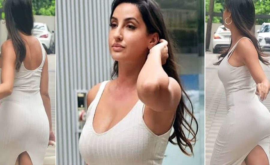 ছবিটি জুম করে নিতম্বে দেখুন, যা করলেন নোরা ফাতেহি