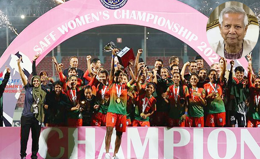 আজ সাফজয়ীদের সংবর্ধনা দেবেন প্রধান উপদেষ্টা