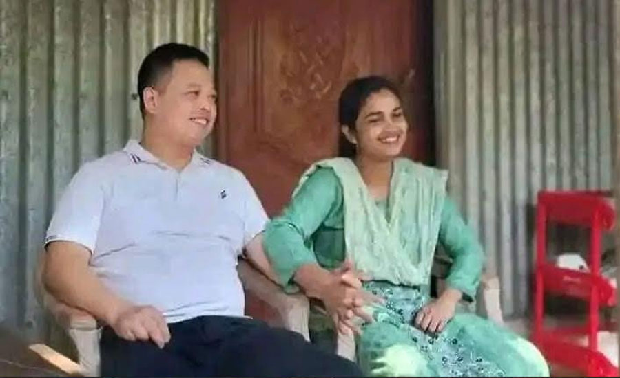 এক সন্তানের জননীর প্রেমে মগ্নে  চায়নার যুবক বাংলাদেশে 